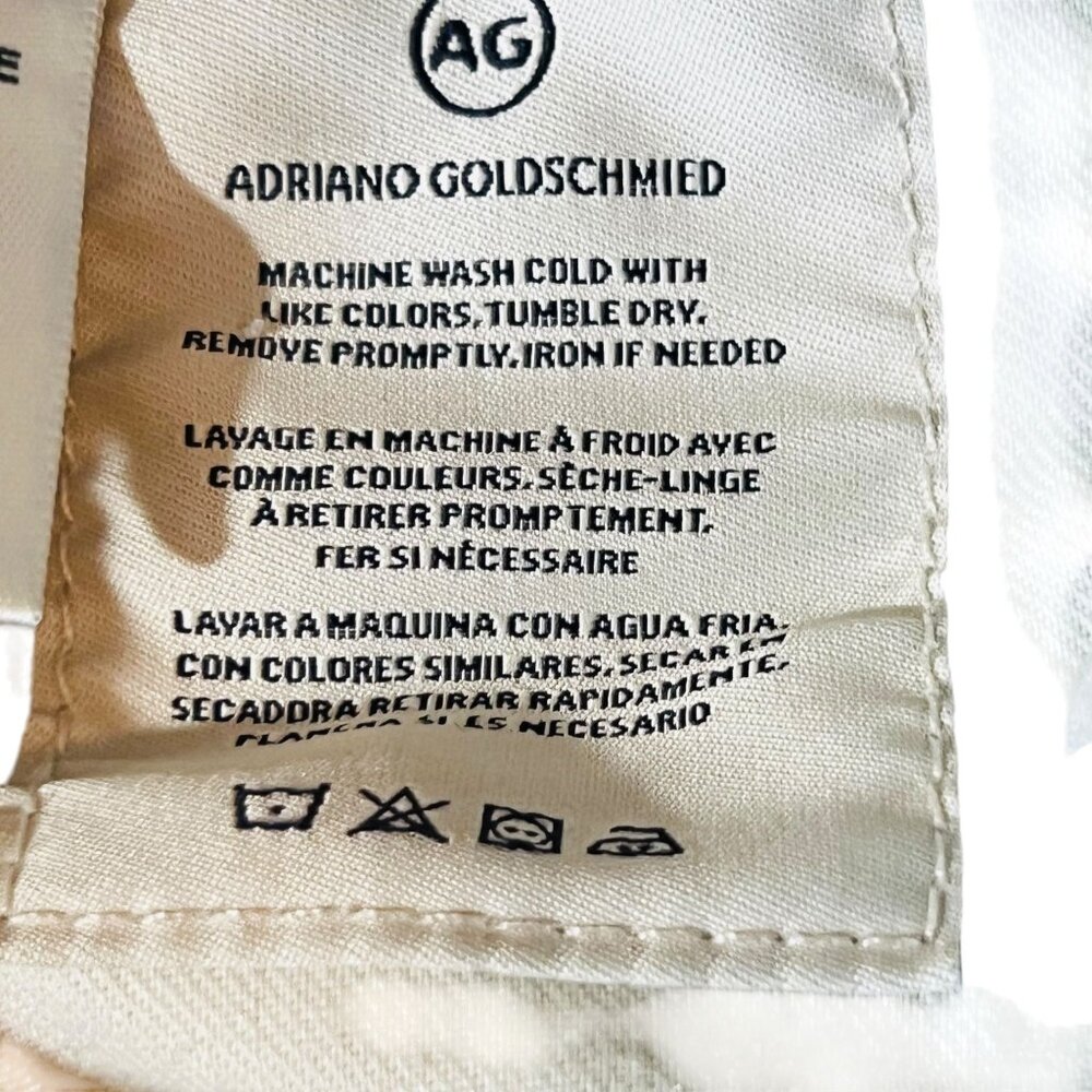 AG Adriano Goldschmied Blue Denim Jeans 33x34 The Graduate Tailored Leg - Picture 13 of 15